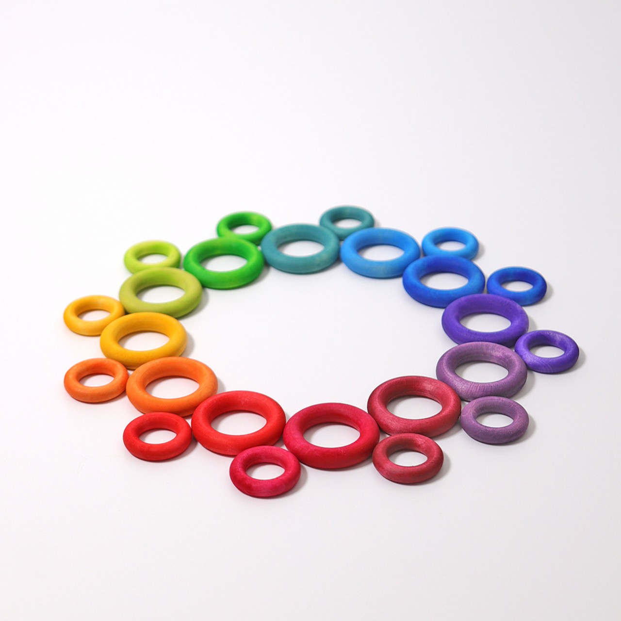 Grimms - Houten ringen - Regenboog
