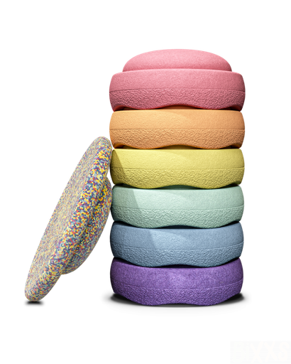 Stapelstein - Pastel - Set classic - 6+1 (schijfjes)
