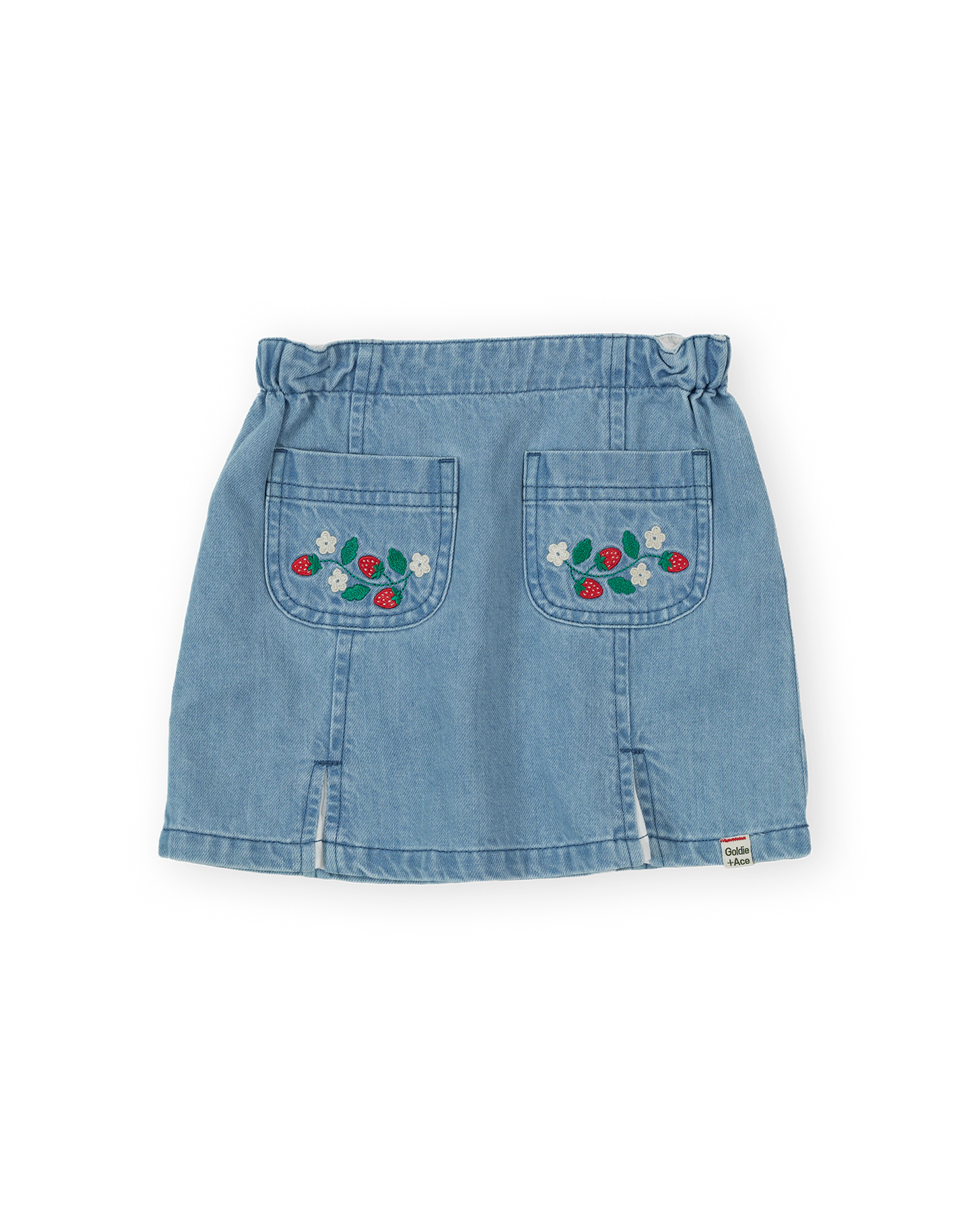 Goldie and Ace - Wild strawberry chambray skirt