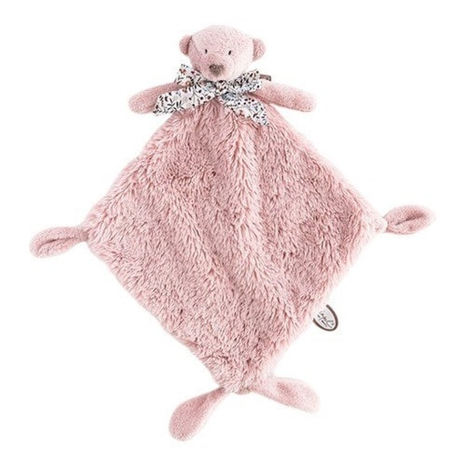 Dimpel Knuffeldoek Noann – Teddybeer 27 cm 🧸🌸