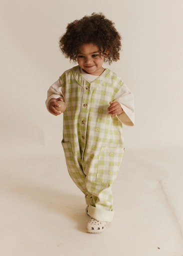 Claude & Co - Charlie Gingham Kids Overall