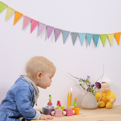 Grimms - Pennant banner pastel