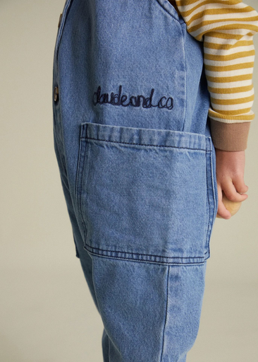 Claude & Co - Wren denim sleeveless overall 