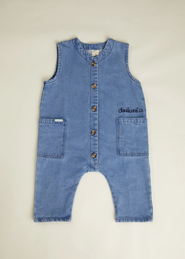 Claude & Co - Wren denim sleeveless overall 