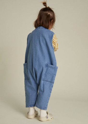 Claude & Co - Wren denim sleeveless overall 