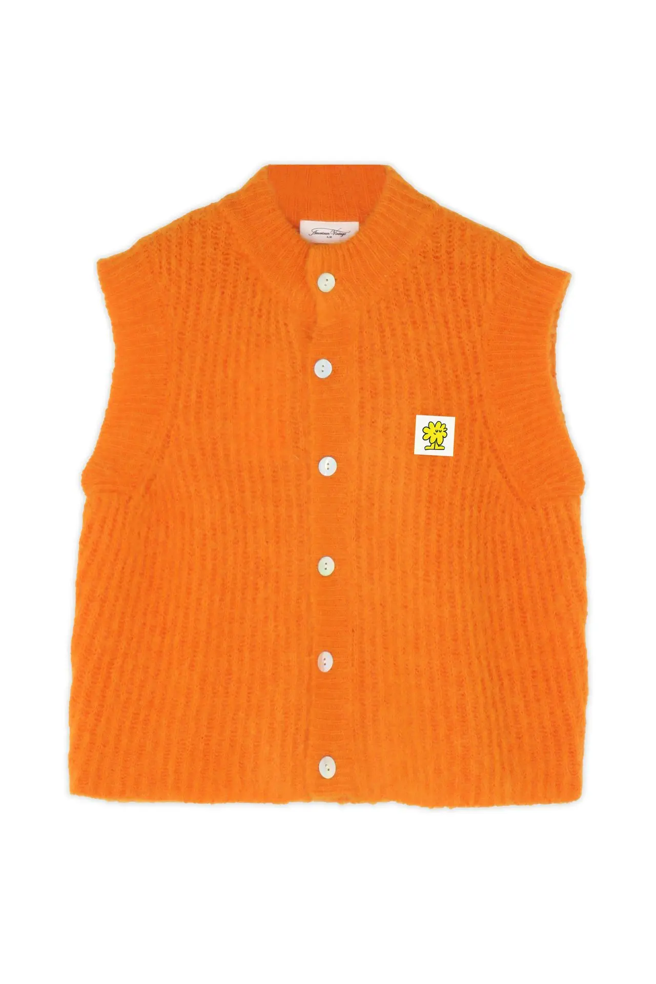 American Vintage - Gilet East Agrume Fluo - 1