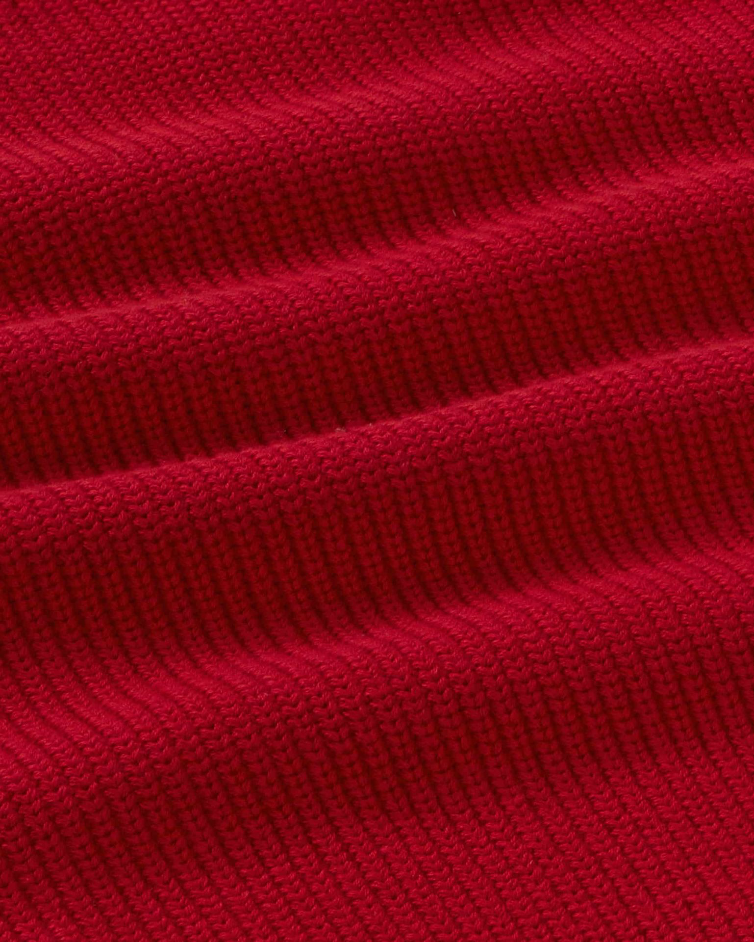 Thinking MU - Red carmen knitted sweater - 4