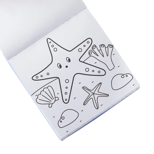 Ooly - Sea Life Carry Along Coloring Book Set