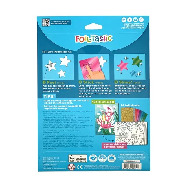 Ooly - Folie art kit  (dieren) - 1