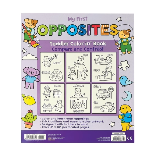 Ooly - Kleurboek tegenstellingen - 1