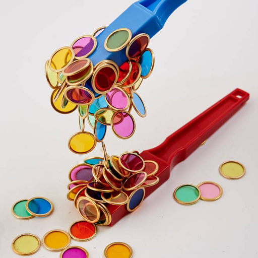Tickit - Set met magnetische stokjes & gekleurde chips
