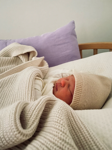 Hvid bonnet Newborn
