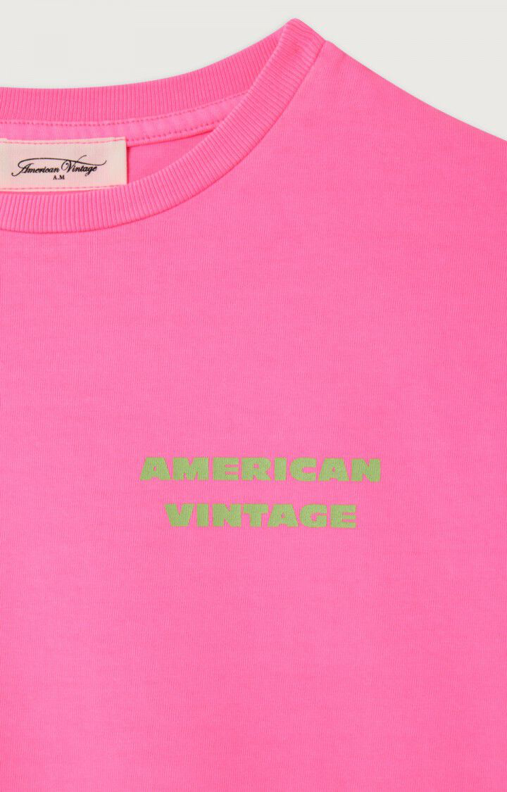 American Vintage - Fizvalley T-Shirt (Rose fluo) - 1