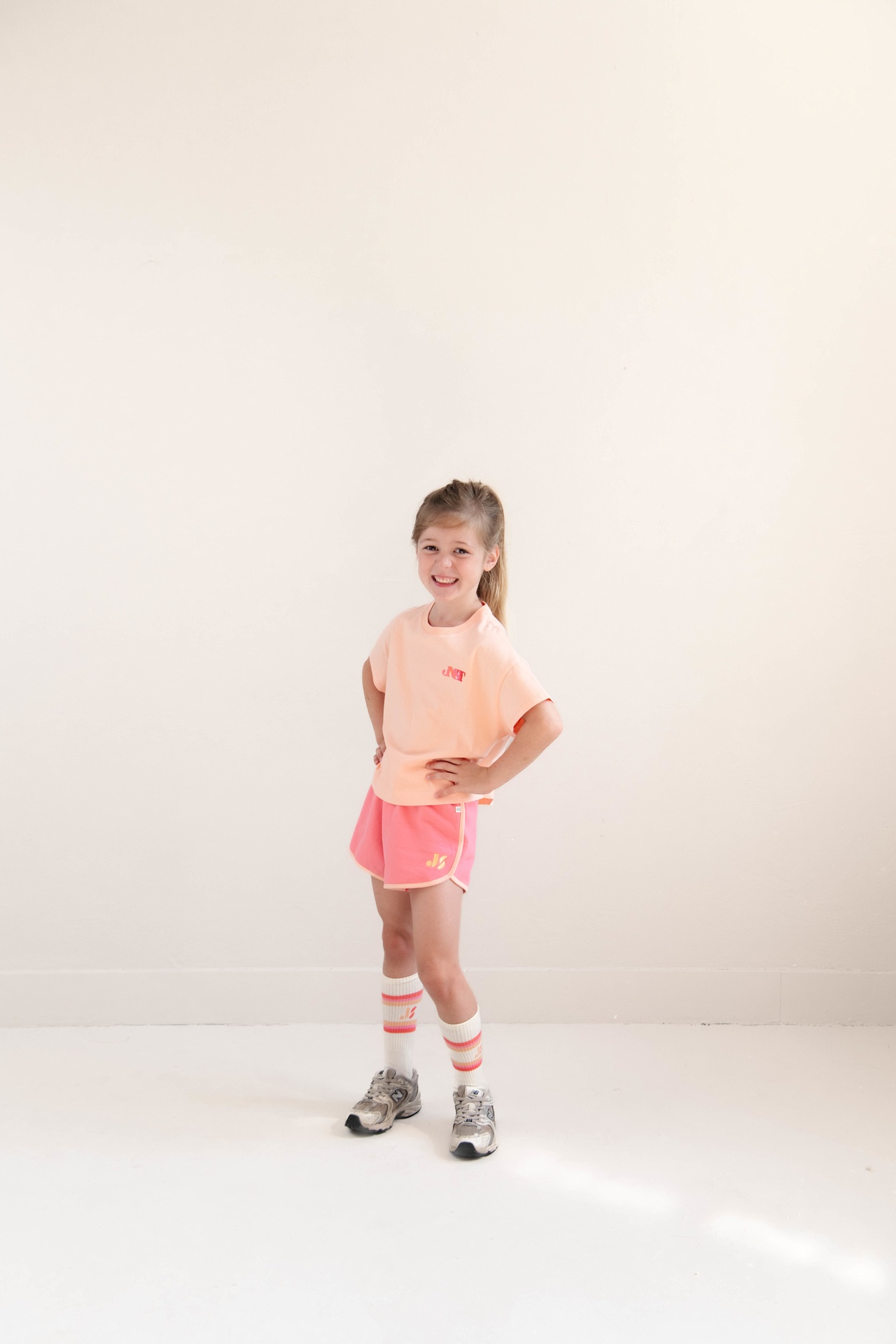 Jenest - Livia tshirt - Peach orange - 6