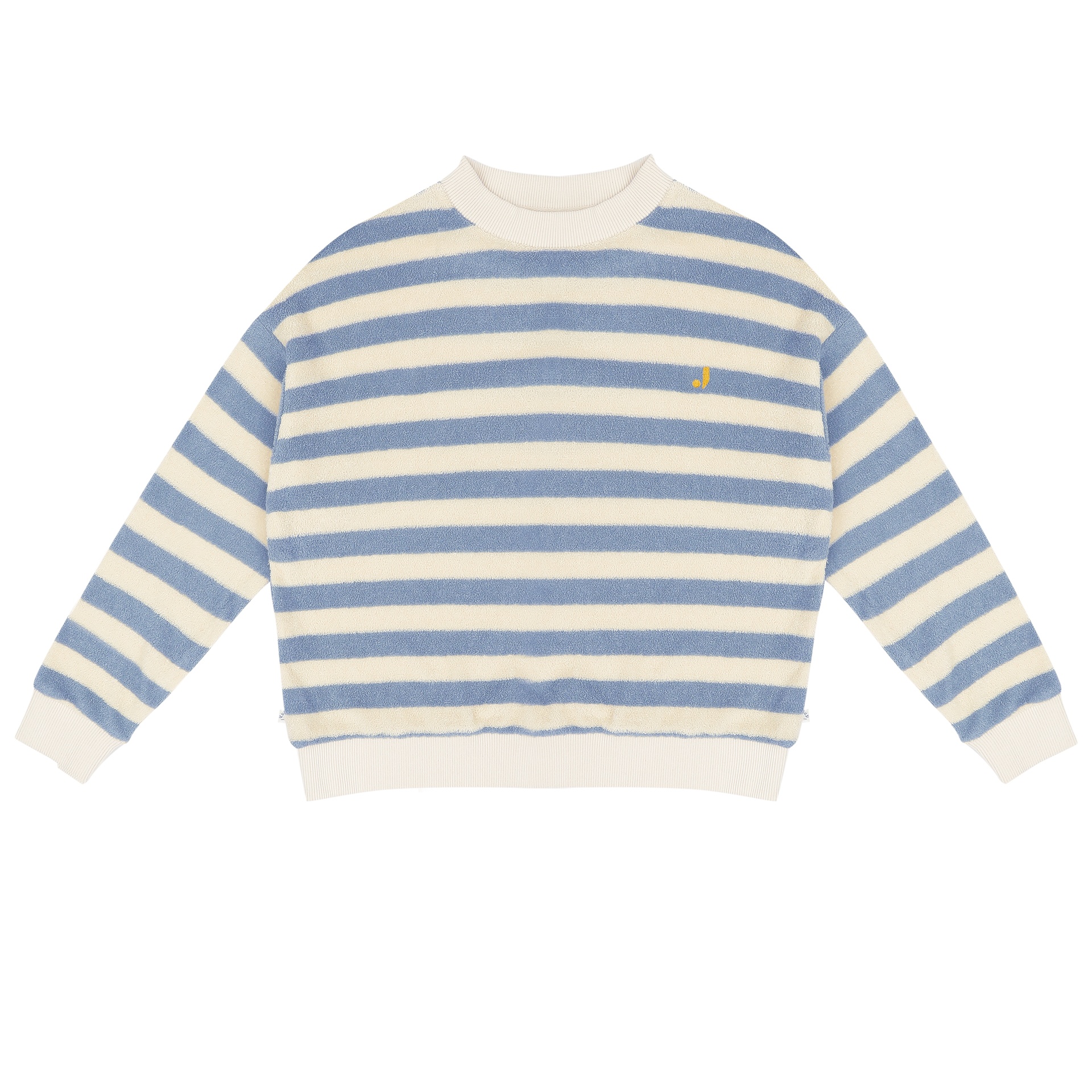 Jenest - Kay sweater - Water blue off white stripe - 1