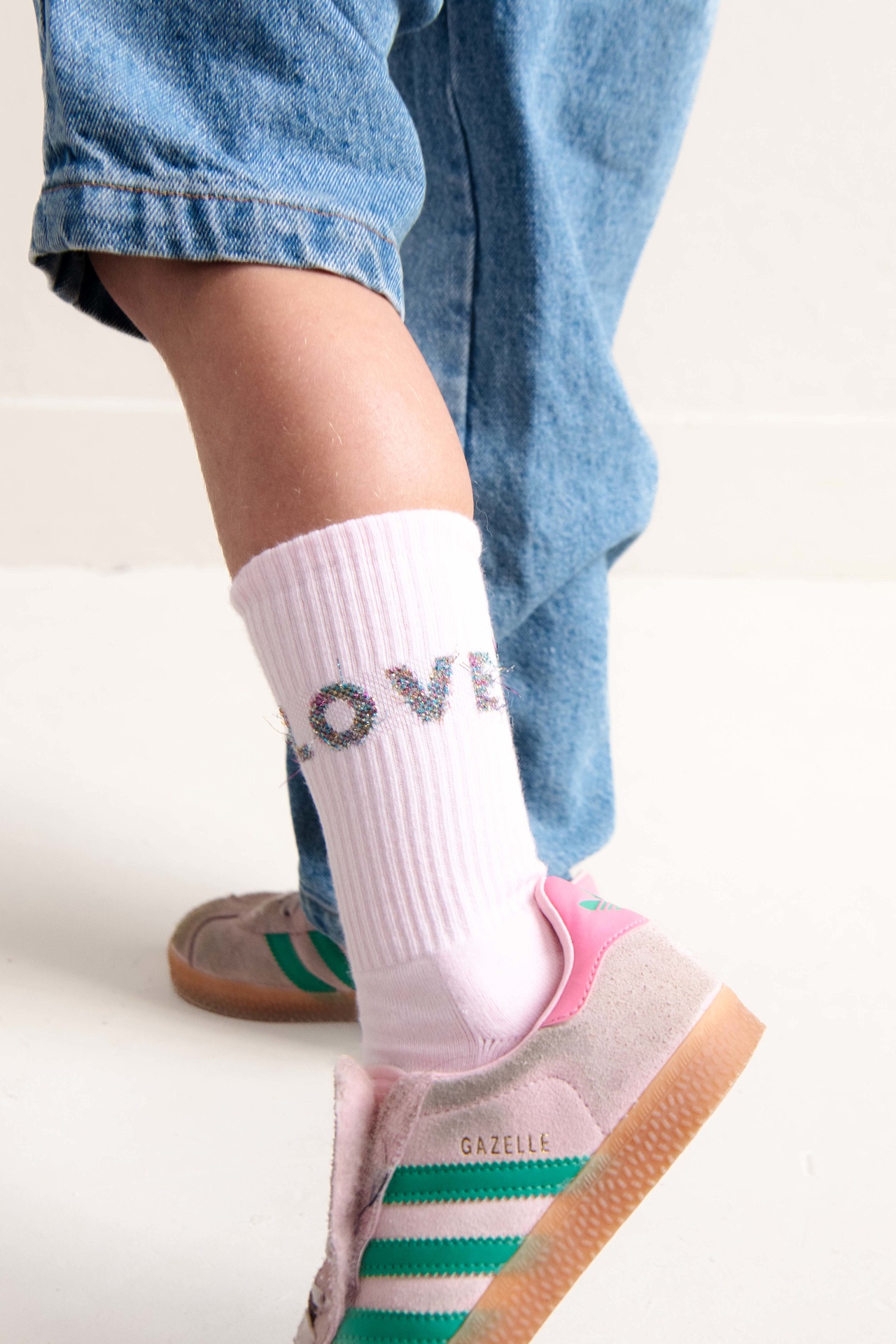 Jenest - Fancy sport socks - Blossom rose - 1