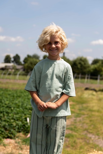 Jenest - Ben oversized t-shirt - Sage green