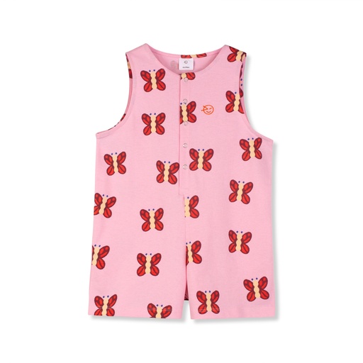 Wynken - vela sleeveless onesie - candy butterfly