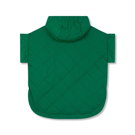 Wynken - short sleeve padded bon bon jacket - python green