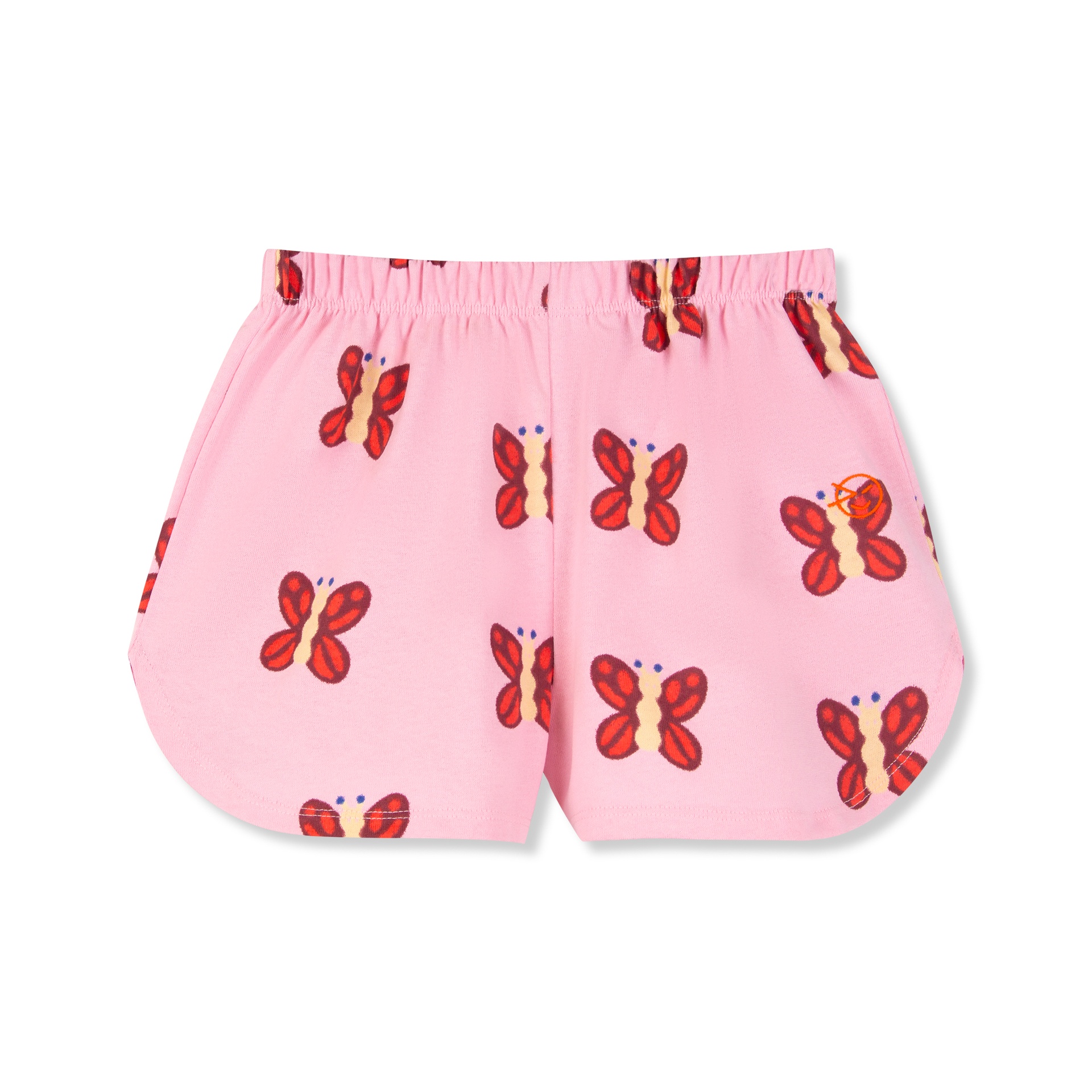 Wynken - scooped deck short - candy butterfly - 1