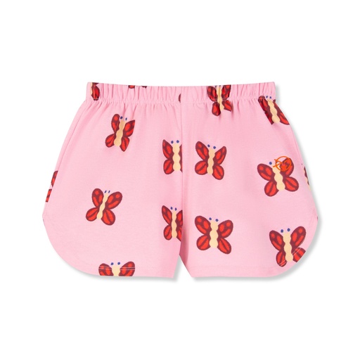 Wynken - scooped deck short - candy butterfly