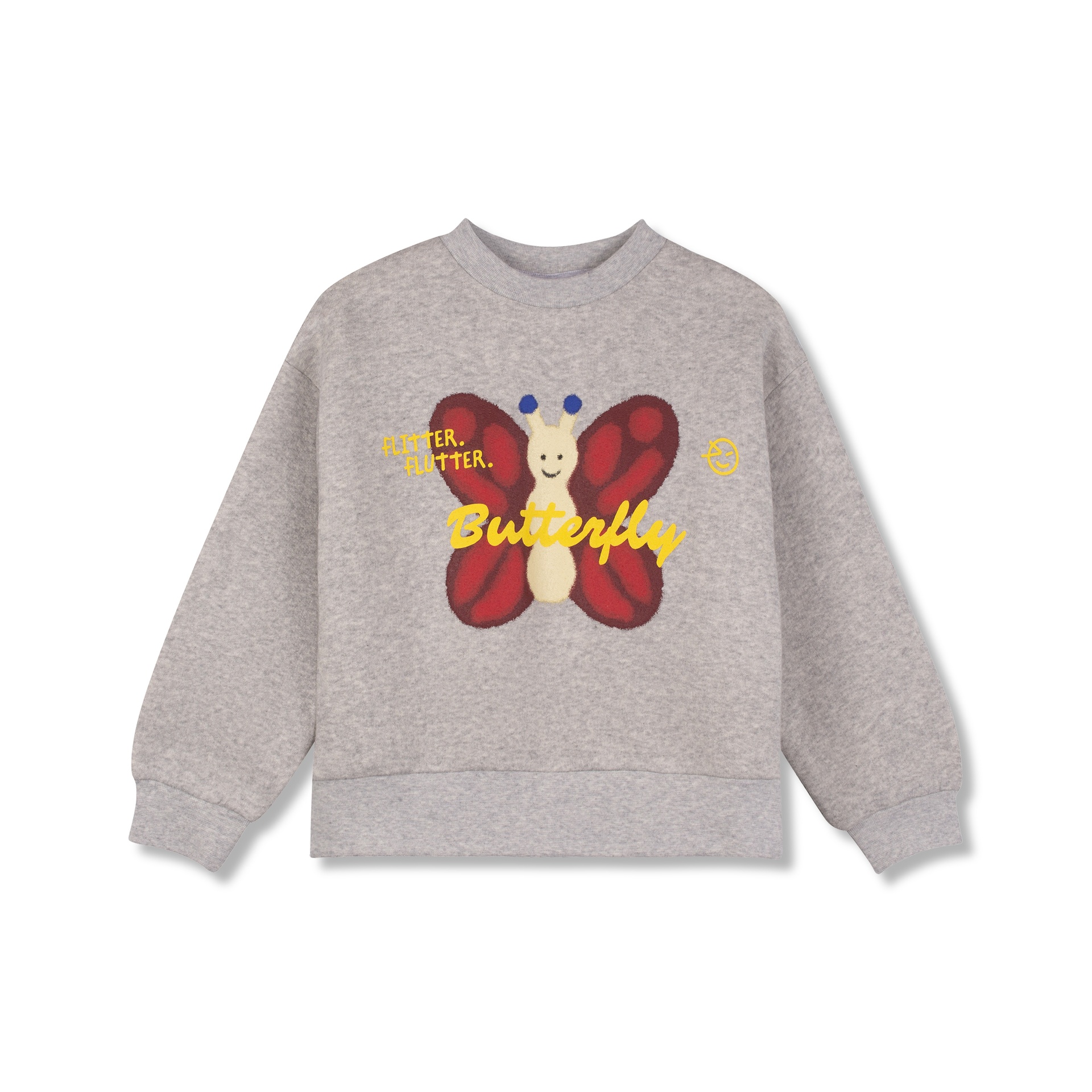 Wynken - bon bon sweat - grey melange - 1