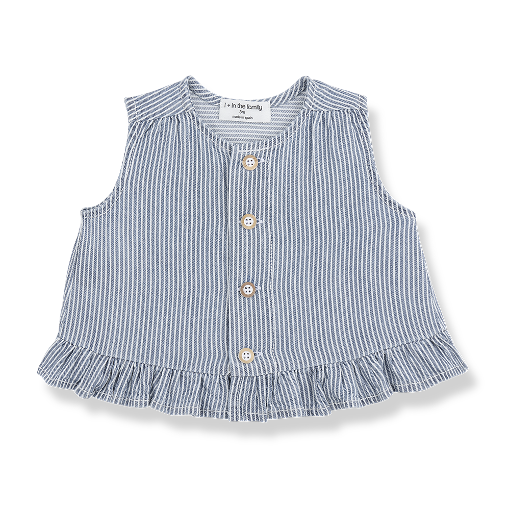 1+ in the family - Blouse - Denim - 1