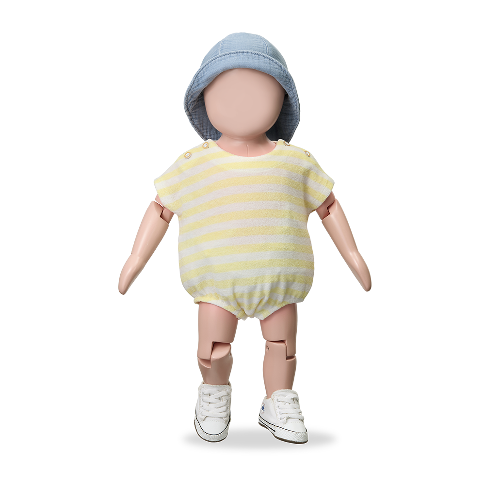 1+ in the family - Romper - Pastel-yellow - 2