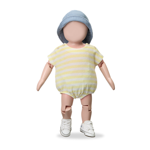 1+ in the family - Romper - Pastel-yellow