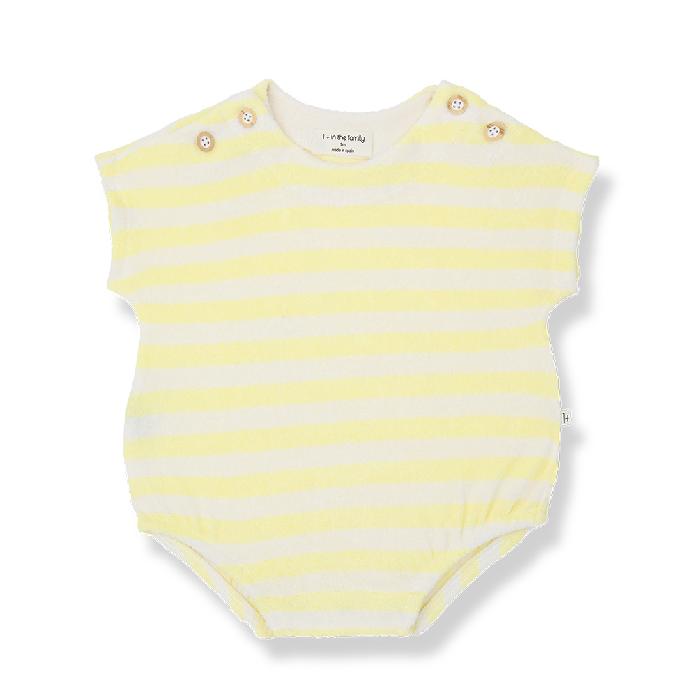 1+ in the family - Romper - Pastel-yellow - 1