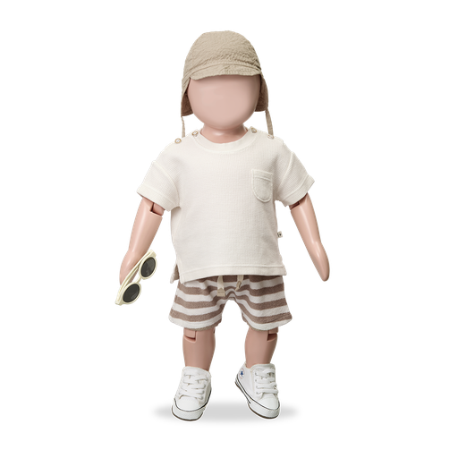 1+ in the family - S.sleeve t-shirt - Ecru