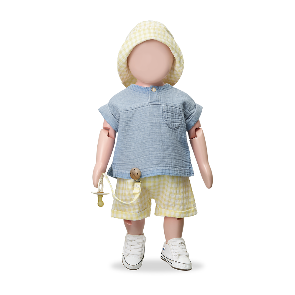 1+ in the family - Hat - Pastel-yellow - 4