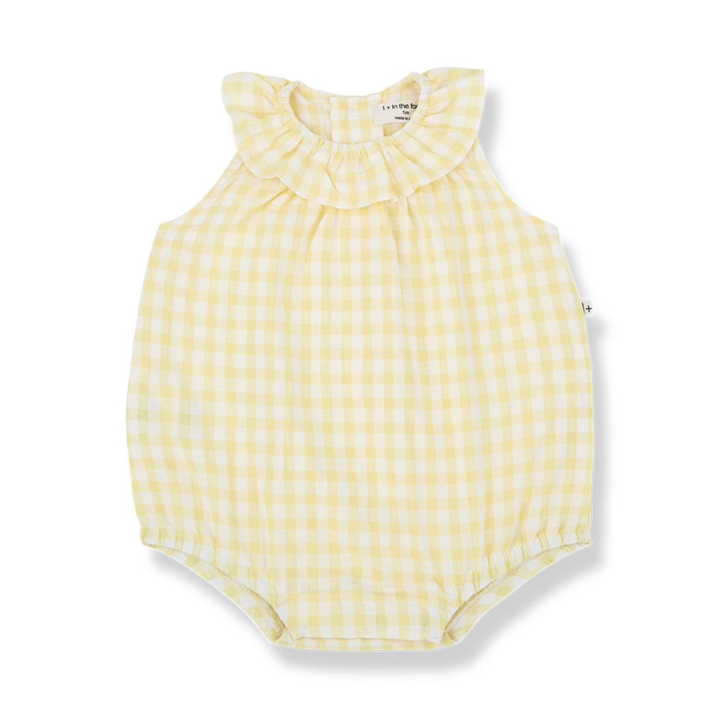 1+ in the family - Romper - Pastel-yellow - 1