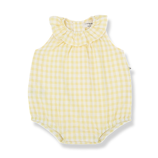 1+ in the family - Romper - Pastel-yellow