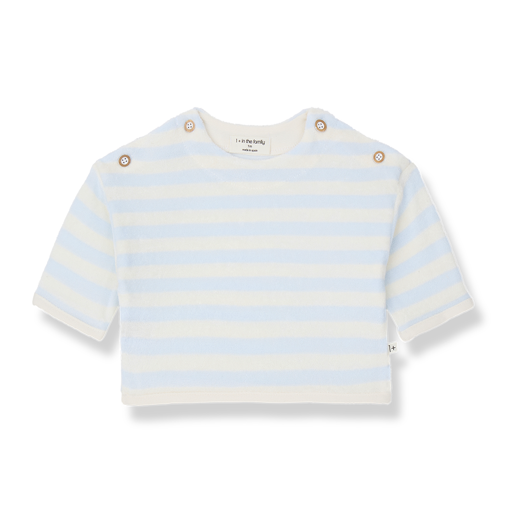 1+ in the family - Sweater - Misty-blue - 1