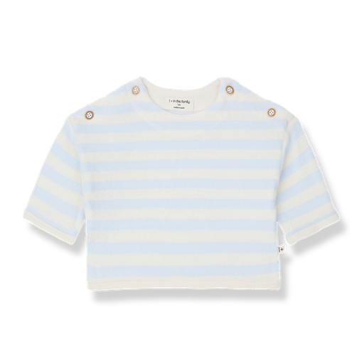 1+ in the family - Sweater - Misty-blue