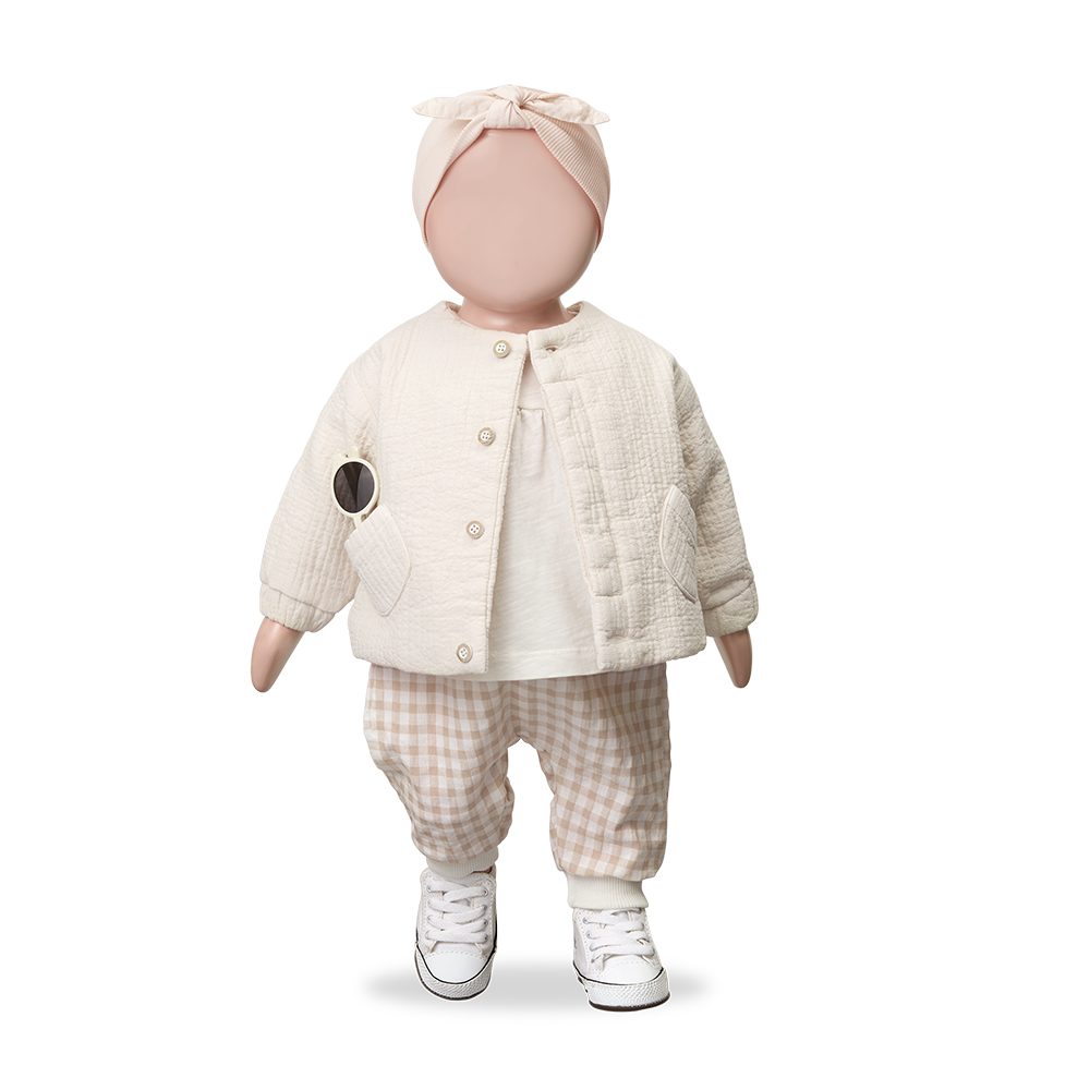 1+ in the family - Padded jacket - Ecru - 2
