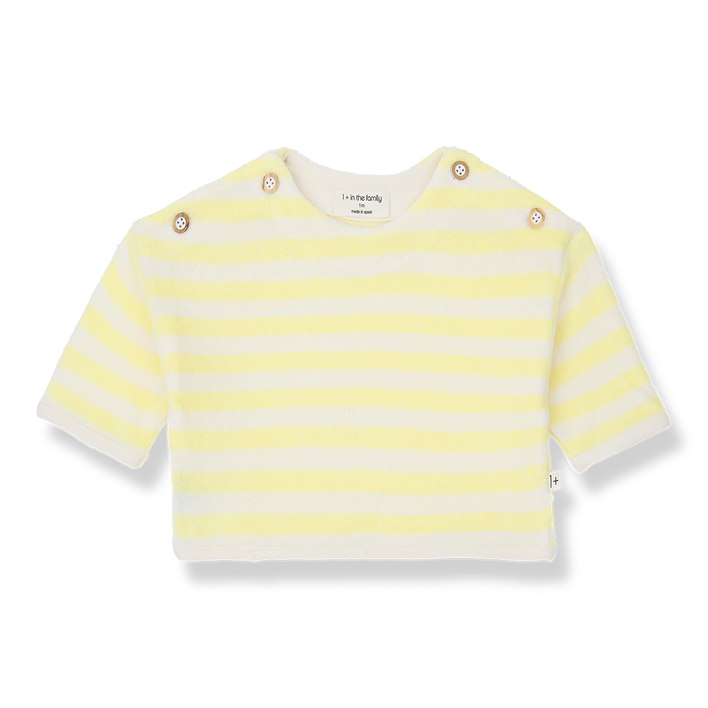 1+ in the family - Sweater - Pastel-yellow - 1
