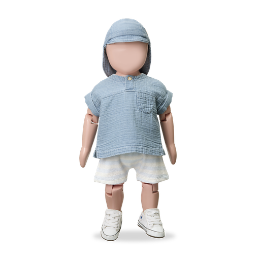 1+ in the family - Bermuda - Misty-blue