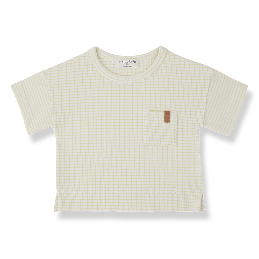 1+ in the family - S.sleeve t-shirt - Lemon - 1