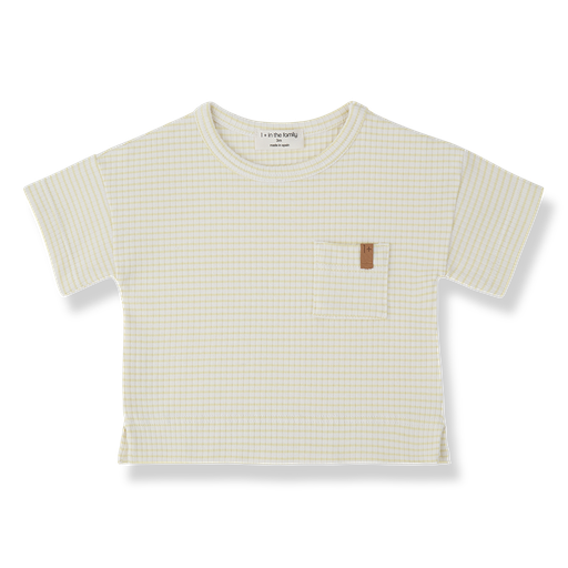 1+ in the family - S.sleeve t-shirt - Lemon