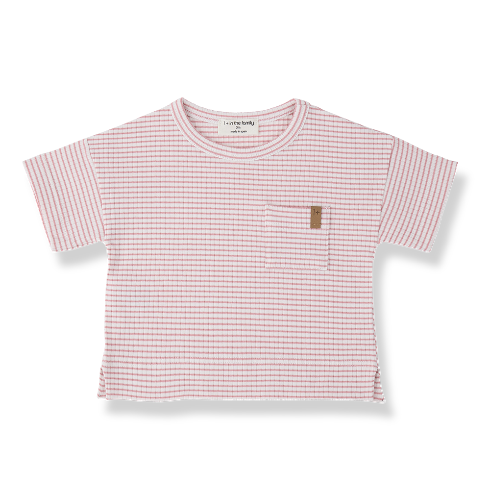 1+ in the family - S.sleeve t-shirt - Strawberry - 1