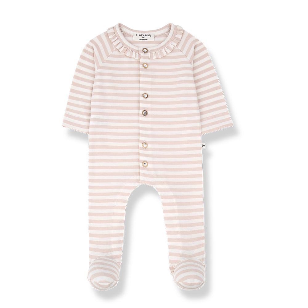 1+ in the family - Jumpsuit w/feet - Blossom - 1