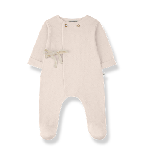 1+ in the family - Jumpsuit w/feet - Blossom