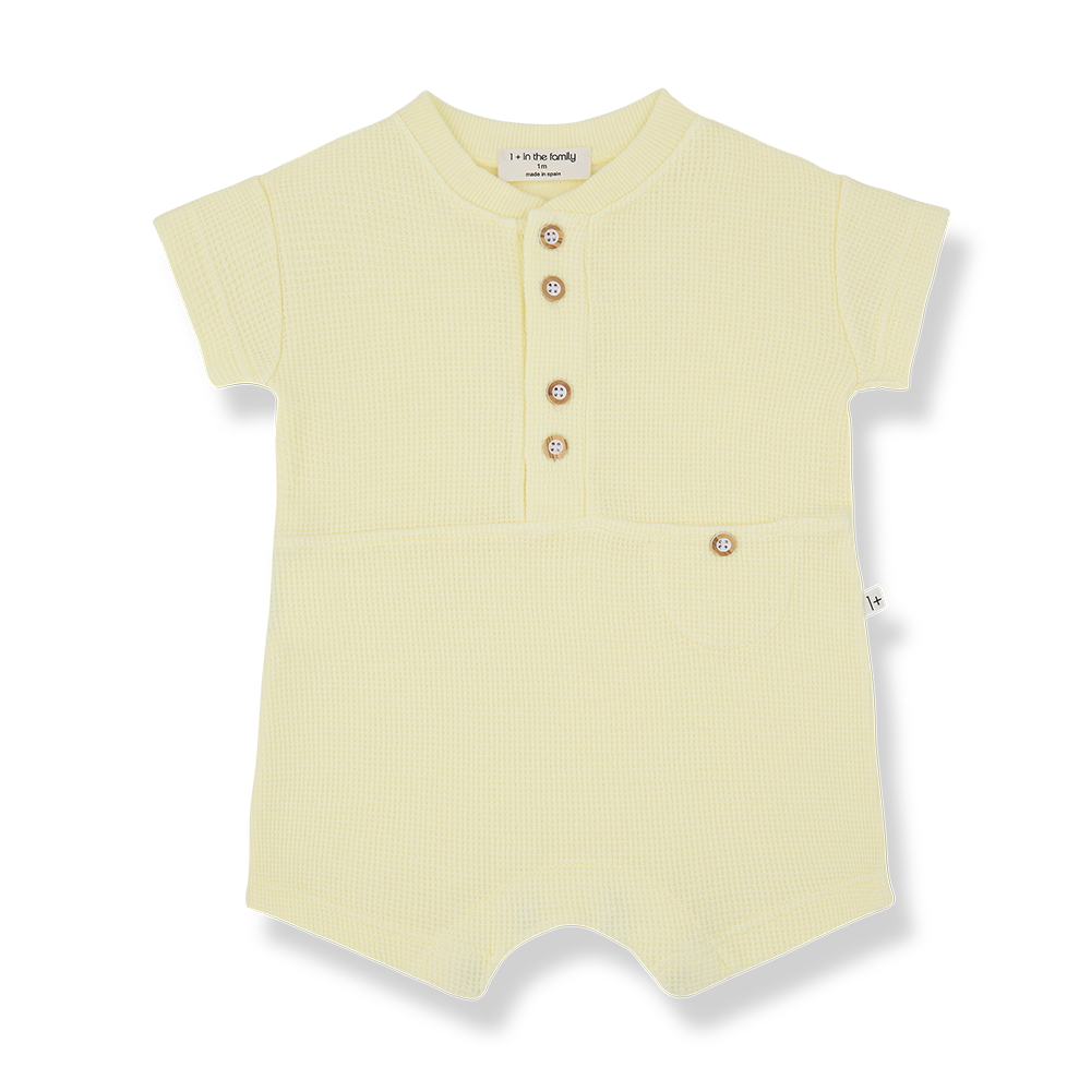 1+ in the family - Overall - Pastel-yellow - 1