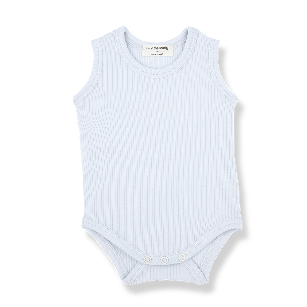 1+ in the family - Sleeveless body - Misty-blue - 1