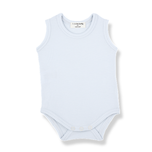 1+ in the family - Sleeveless body - Misty-blue