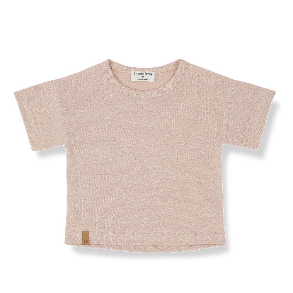 1+ in the family - S.sleeve t-shirt - Rose - 1