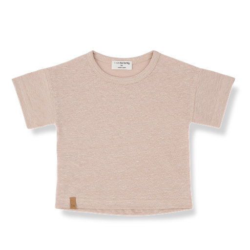 1+ in the family - S.sleeve t-shirt - Rose