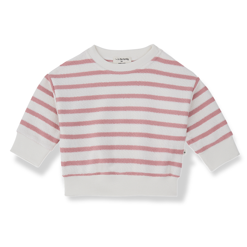 1+ in the family - Sweater - Strawberry - 1